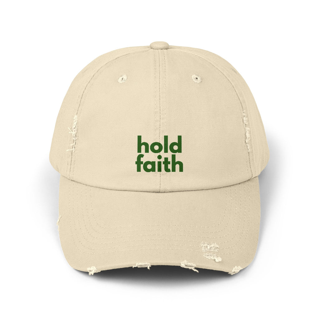 Hold Faith - Unisex Distress Cap