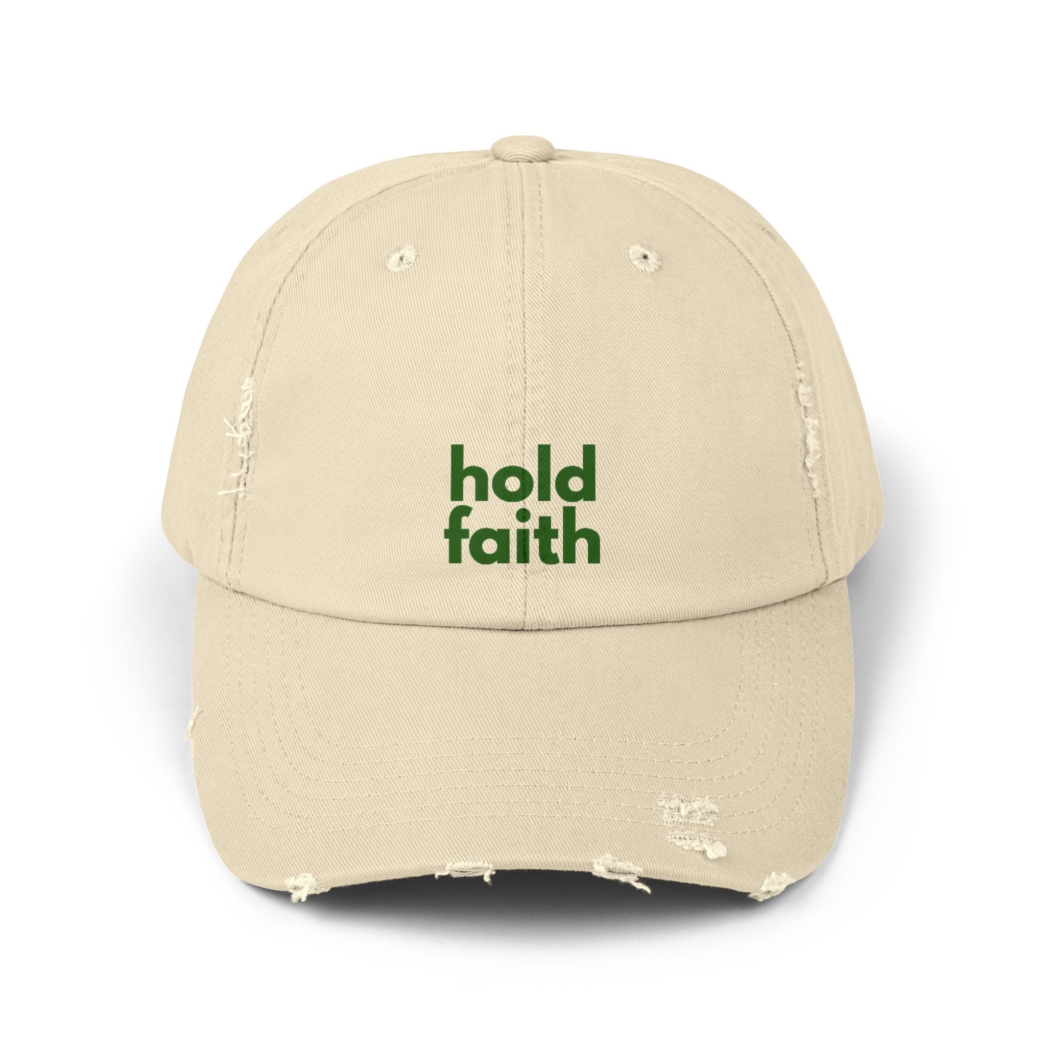 Hold Faith - Unisex Distress Cap